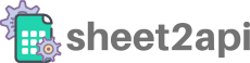 Sheet2api logo